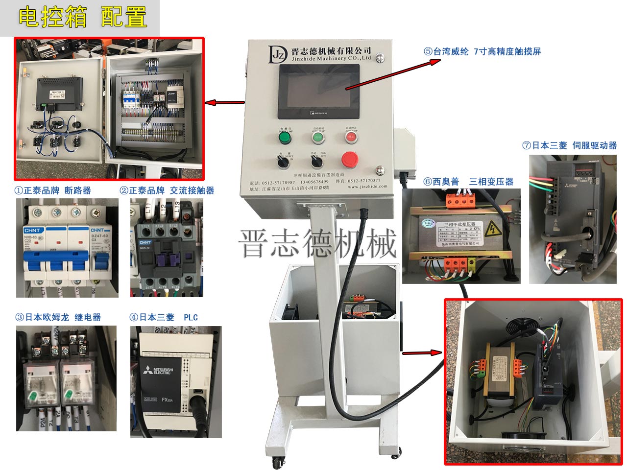 NC伺服送料機(jī)電器配置,NC伺服送料機(jī)電控結(jié)構(gòu)